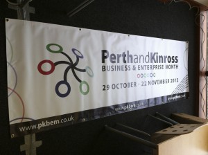 Perth and Kinross Business and Enterprise Month - Event banner